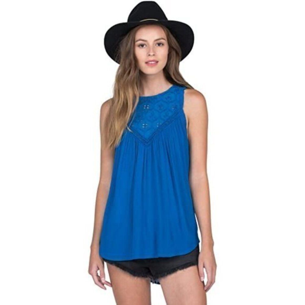 Volcom Blue Sleeveless Top XS